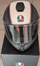 Casco de carbono AGV SportModular gris mate y blanco XL segunda mano  Embacar hacia Mexico