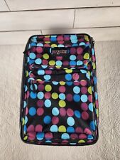 "Maleta Rodante JanSport Equipaje Negro con Coloridos Estampado de Puntos 22""", usado segunda mano  Embacar hacia Argentina