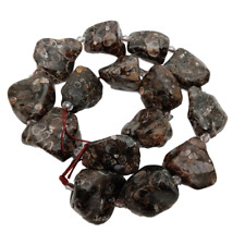 Grânulos fósseis de caracol Turritella pepitas de forma livre pedra preciosa genuína 15,5" fio, usado comprar usado  Enviando para Brazil