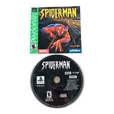 Spider-Man (Sony PlayStation 1 PS1, 2000) Disc & Manual Green Label for sale  Shipping to South Africa