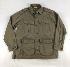 Vintage Cabelas M-65 Fatigue Olive Green Jacket Mens Large Pockets for sale  Shipping to South Africa