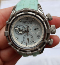 Vintage Men's Invicta Reserve Chronograph Watch Sport Swiss Nautical Bolt 18895, used for sale  Shipping to South Africa