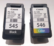2x EMPTY Canon Pixma ink Cartridge - CL-546 and PG-545 EMPTY and USED for sale  Shipping to South Africa