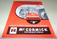 Brochure prospectus tracteur d'occasion  Pont-d'Ain