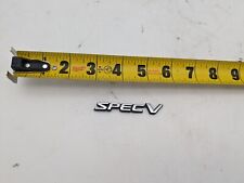 02-06 Nissan Sentra SE-R SER especificación V insignia ""spec-v"" genuino fabricante de equipos originales", usado segunda mano  Embacar hacia Mexico