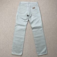 Wrangler Texas Jeans Męskie 28 x 32 beżowe grube bawełniane płócienne spodnie USA na sprzedaż  Wysyłka do Poland