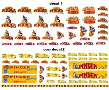 Circus pinder...decals...choos for sale  Shipping to Ireland