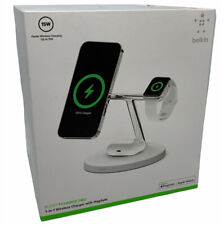 Belkin 3-in-1 MagSafe Charger Charging Dock Stand For Apple iPhone Air Pod Watch for sale  Shipping to South Africa