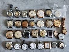 Occasion, ++ lot de montres anciennes vintage années 40 / 60 pour pièce ou restauration ++ d'occasion  Narbonne