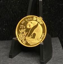 Used, 1993 - 999 25 Yuan 1/4 Oz Gold China Panda  for sale  Fairfield