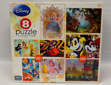 2012 Mega Brands Disney 8 quebra-cabeças coleção CAIXA ABERTA 6/8 QUEBRA-CABEÇAS LACRADOS comprar usado  Enviando para Brazil