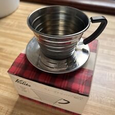 Kalita 185 Stainless Steel Wave Coffee Dripper Japan with Handle for sale  Shipping to South Africa