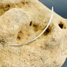 925 Sterling Silver Tribal Curve Tusk Spike Size: 18g to 00g and Customise for sale  Shipping to South Africa