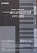 Teclado digital Yamaha PSR-E223 YPT-220 Portatone livro manual do proprietário original. comprar usado  Enviando para Brazil