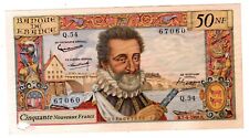 Billet francs 1960 d'occasion  France