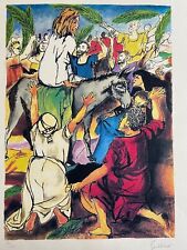 Renato Guttuso ''Gesù entra a Gerusalemme'' Litografia 1984 pubblicata comprar usado  Enviando para Brazil