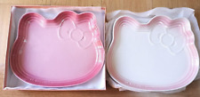 Le creuset Hello Kitty Talerz Twarz Baby Pink Rose Zestaw 2 szt. z pudełkiem Nowy, używany na sprzedaż  Wysyłka do Poland