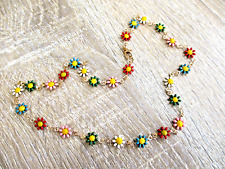 Colourful enamel daisy for sale  NEWARK