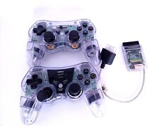 Used, PS2 Wireless Controller Nyko 80585 Clear PlayStation 2 w/Adapter PARTS ONLY for sale  Shipping to South Africa