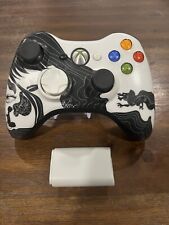 Controlador inalámbrico Xbox 360 edición limitada Dragon Age blanco y negro probado segunda mano  Embacar hacia Argentina