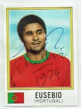 Eusebio signed panini for sale  GLASGOW