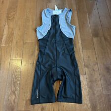 Mens Nike Trisuit Triathlon Speed Suit Cycling Racing Running Gray Black Sz L for sale  Shipping to South Africa