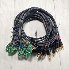 Conjunto de cabos de substituição toca-discos 4 pés Technics SL-1200MK2, MK3, M3D, MK5, MK6 RCA comprar usado  Enviando para Brazil