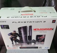 Consola Sony PlayStation 3 PS3 FAT 80 GB compatible con versiones anteriores Metal Gear Solid 4 segunda mano  Embacar hacia Argentina