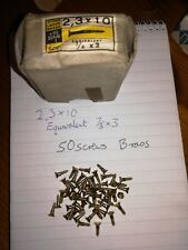 Brass screws antique for sale  SHEFFIELD