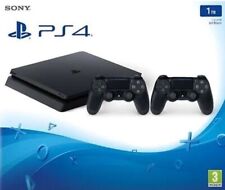 Used, Sony PlayStation 4 Slim 1TB Game Console with 2 Dualshock Controllers - Black... for sale  Shipping to South Africa