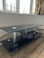 Black glass stand for sale  CHIGWELL