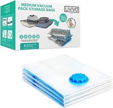 Usado, 8PCS FORTE VÁCUO ESPAÇO DE ARMAZENAMENTO SACO POUPANÇA SACOS DE ECONOMIA DE ESPAÇO SACOS NOVO SACO VACUM UK comprar usado  Enviando para Brazil