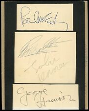 ¡Juego completo de autógrafos firmados por JOHN LENNON McCARTNEY HARRISON STARR!¡!¡! segunda mano  Embacar hacia Argentina