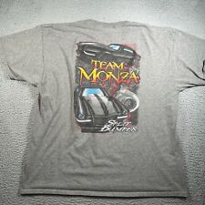 Camiseta masculina Team Monza 2XL XXL cinza turbo gráfica manga curta corrida comprar usado  Enviando para Brazil