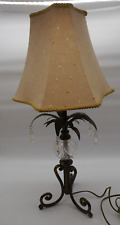 Tischlampe palme stoffschirm gebraucht kaufen  Mörlenbach