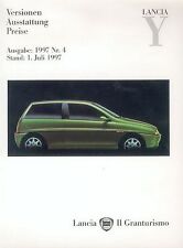 Lancia Y 10 Preisliste 1997 1.7.97 Nr. 4 price list listino prezzi prijslijst comprar usado  Enviando para Brazil