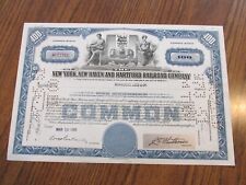 1951 New York New Haven and Hartford Railroad Company certificado de stock lote BJ segunda mano  Embacar hacia Argentina