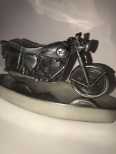 Pewter motorcycle model for sale  BRADFORD