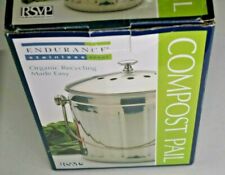 RSVP Compost Pail  053796102960 International Stainless Steel Endurance for sale  Shipping to South Africa