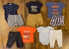 Roupas shorts camisas calças roupas bebê menino 6 meses primavera verão Carters comprar usado  Enviando para Brazil