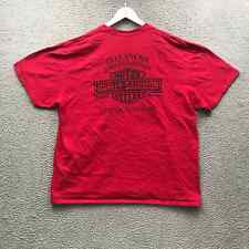 Harley Davidson Avalanche Denver Colorado T-Shirt Men's XL Short Sleeve Red for sale  Shipping to South Africa