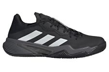 Talla 9.5 - Zapatillas de tenis para hombre Adidas Barricade negras blancas ID4250 entresuela de rebote segunda mano  Embacar hacia Mexico