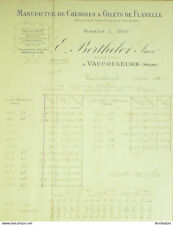 Berthelot invoice 1905 d'occasion  Expédié en Belgium