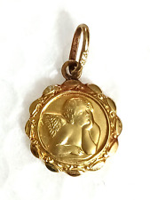 gold angel charm 24k cherub for sale  Lakeland
