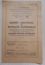 Carnet individuel retraite d'occasion  Yvetot