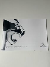 Carnet entretien peugeot d'occasion  Voujeaucourt