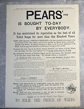 Pears soap vintage for sale  KENILWORTH