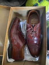 Mens Vintage Grenson Brown Leather Oxford Brogue Shoes UK 8.5 Excellent for sale  Shipping to South Africa