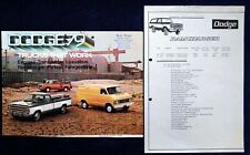 Dodge prospekt 1980 gebraucht kaufen  Vechta