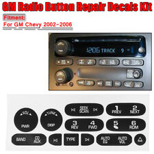 Kit de adesivo para reparo de botão de rádio 6 discos painel para 2002-2006 GM Chevrolet comprar usado  Enviando para Brazil